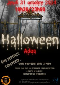 Halloween Ados @ Parc de la Mairie