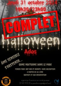 Halloween Ados (Complet) @ Parc de la Mairie