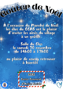 Goûter de Noël @ Salle du Clos