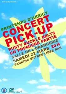 Concert Pick-Up @ Salle de l'Orangerie